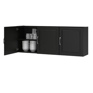 Systembuild Evolution Kendall 54" Wall Cabinet - Black