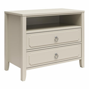 Novogratz Her Majesty 2 Drawer Nightstand - White