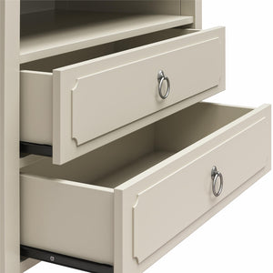 Novogratz Her Majesty 2 Drawer Nightstand - White