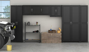 Systembuild Evolution Kendall 24" Utility Storage Cabinet - Black
