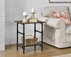 Ameriwood Home Carter End Table - Rustic