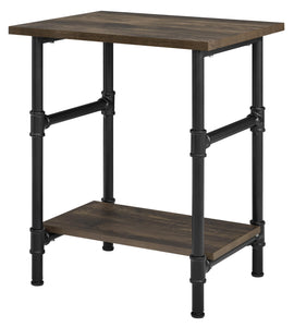 Ameriwood Home Carter End Table - Rustic