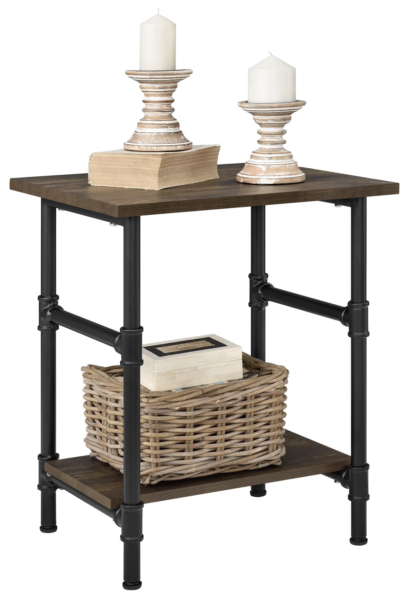 Ameriwood Home Carter End Table - Rustic