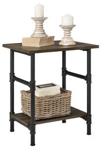 Ameriwood Home Carter End Table - Rustic