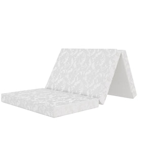 DHP  4" Tri-Folding Mattress - White - Twin