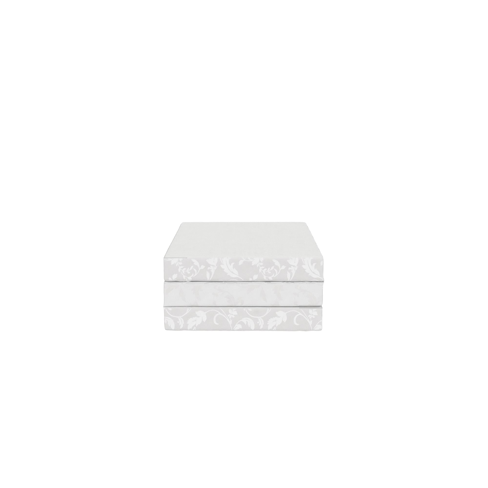 DHP  4" Tri-Folding Mattress - White - Twin