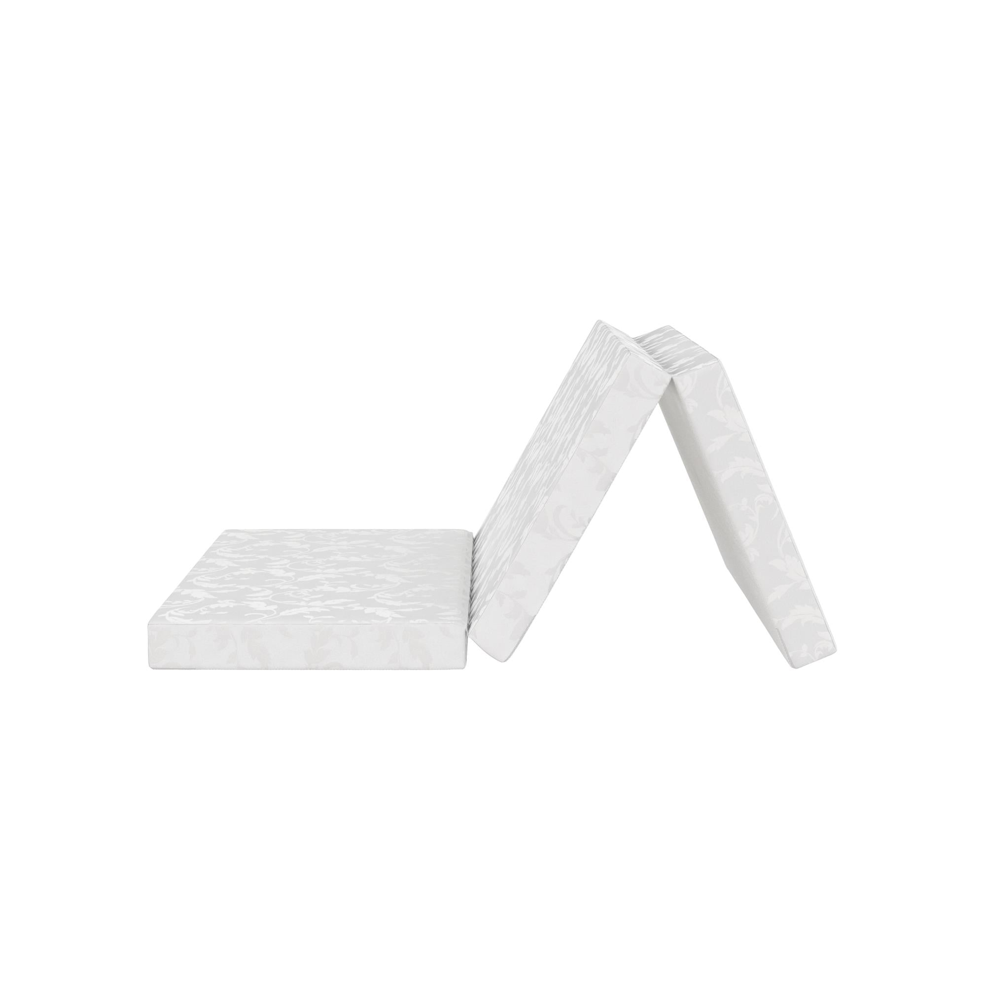 DHP  4" Tri-Folding Mattress - White - Twin