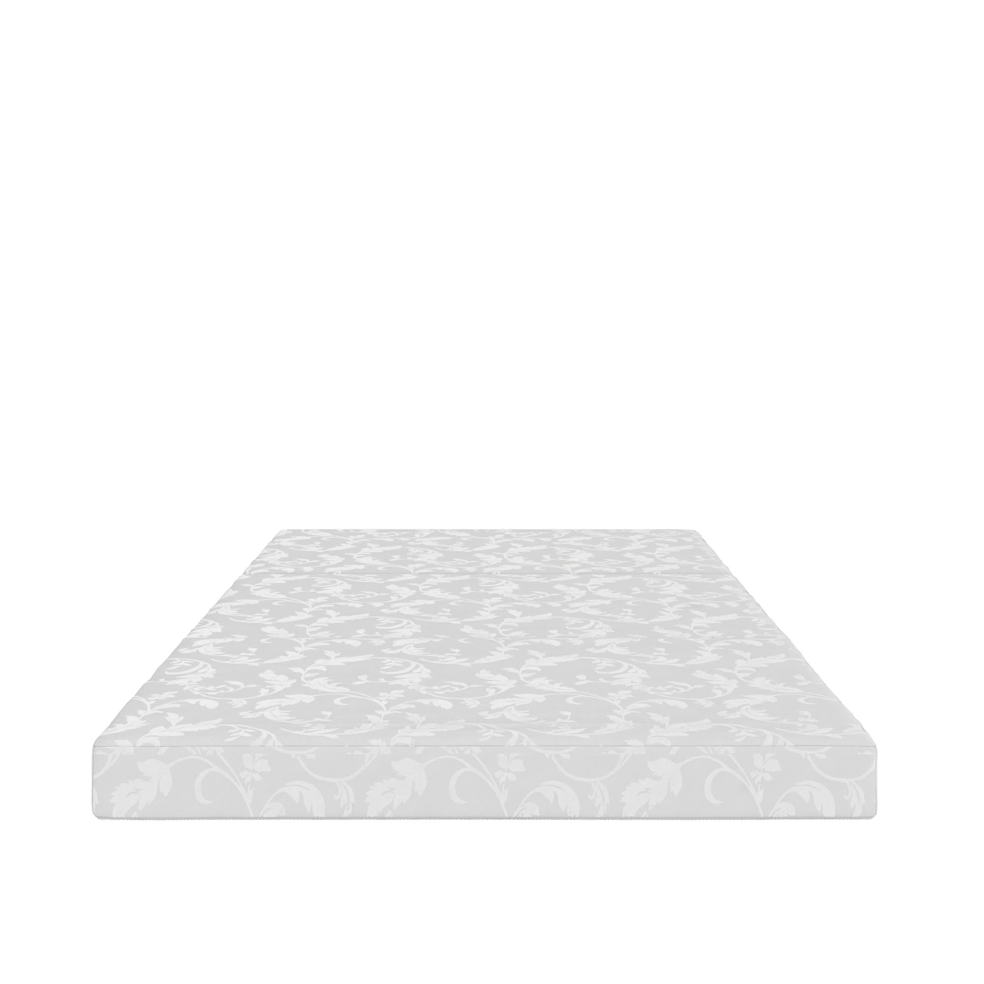 DHP  4" Tri-Folding Mattress - White - Twin