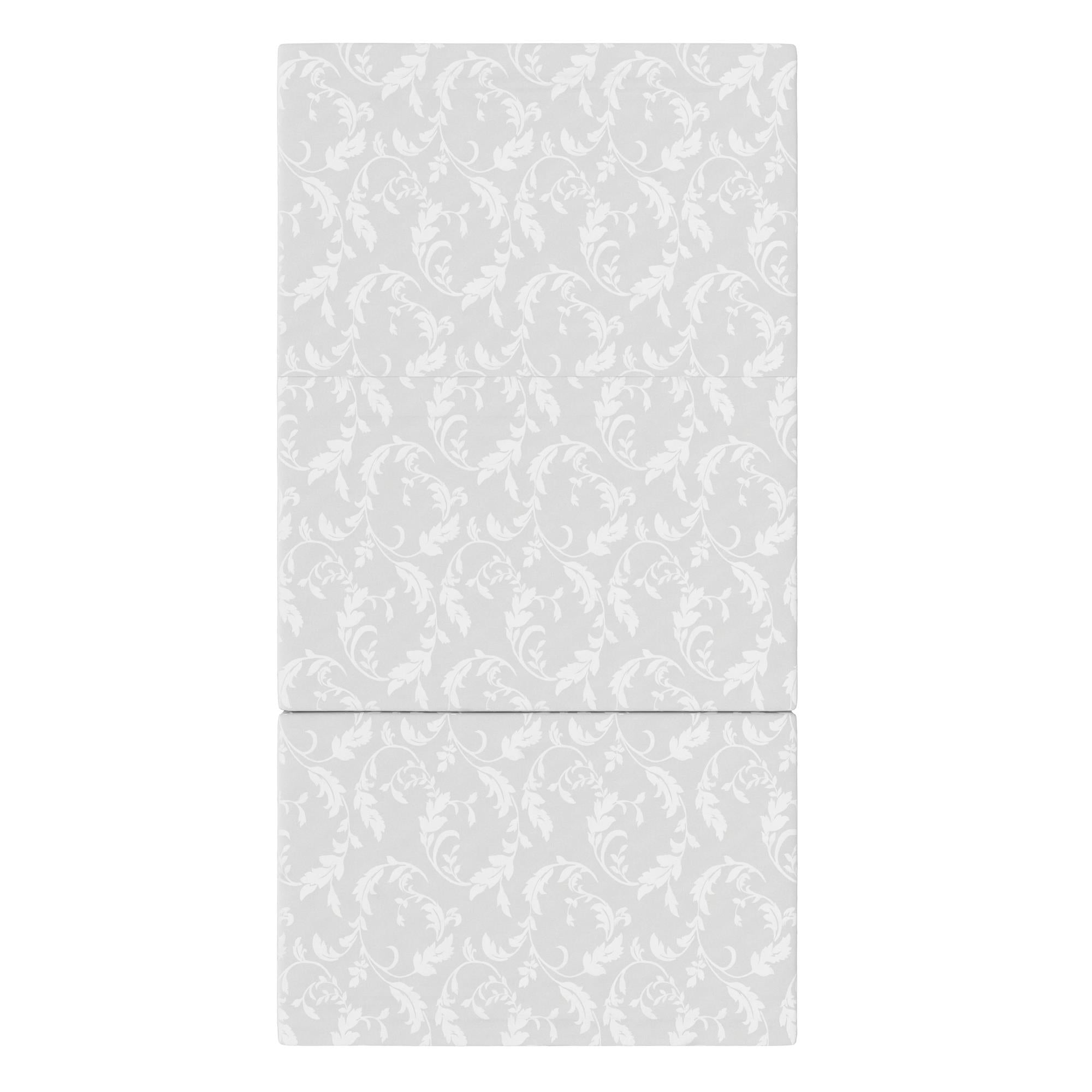 DHP  4" Tri-Folding Mattress - White - Twin