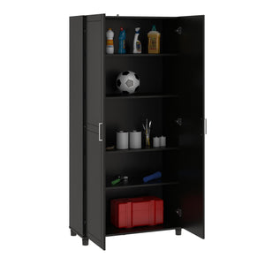Systembuild Evolution Callahan 36" Utility Storage Cabinet - Black