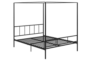 Novogratz Marion Canopy Bed - Black - Queen