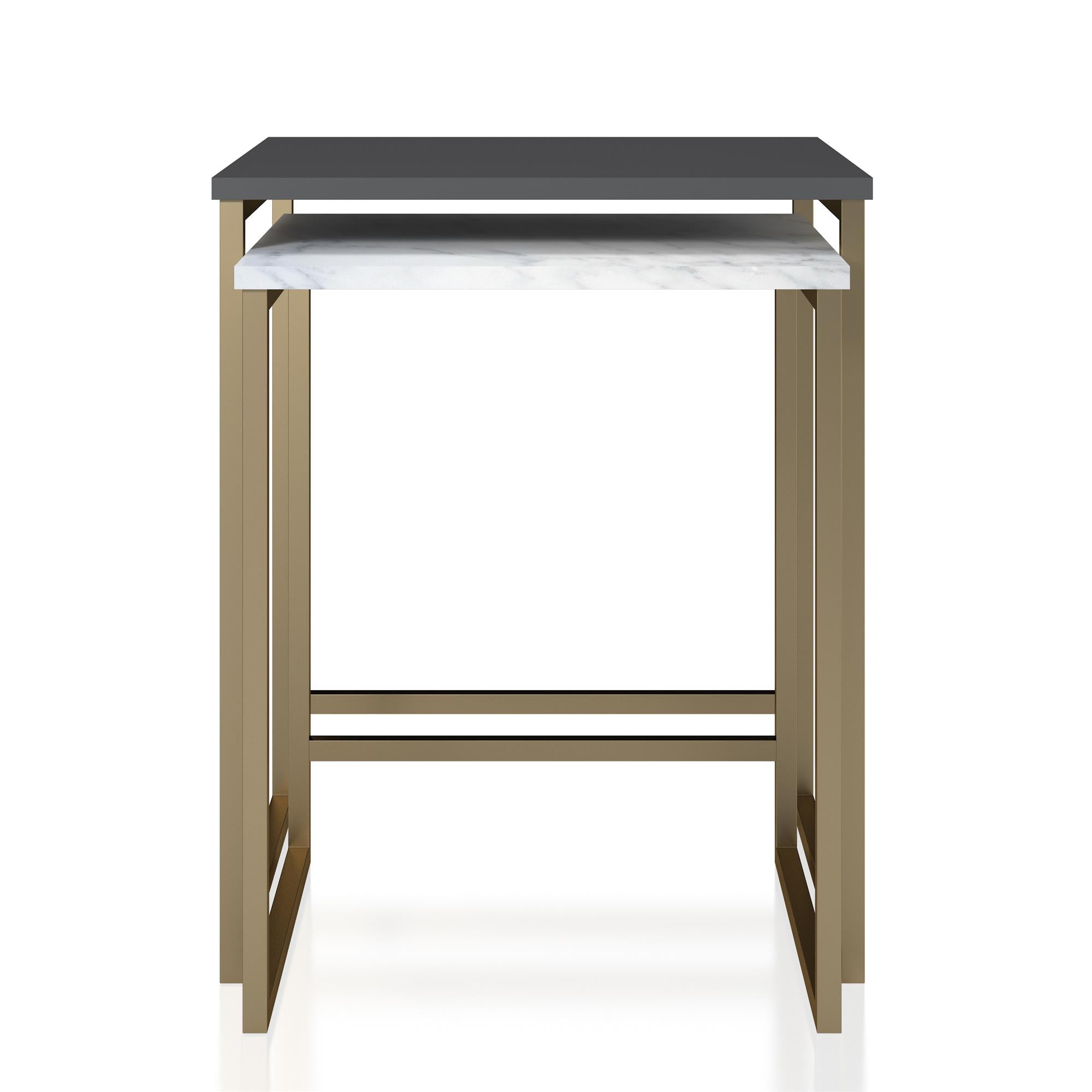 CosmoLiving Scarlett Nesting Tables - Graphite Grey