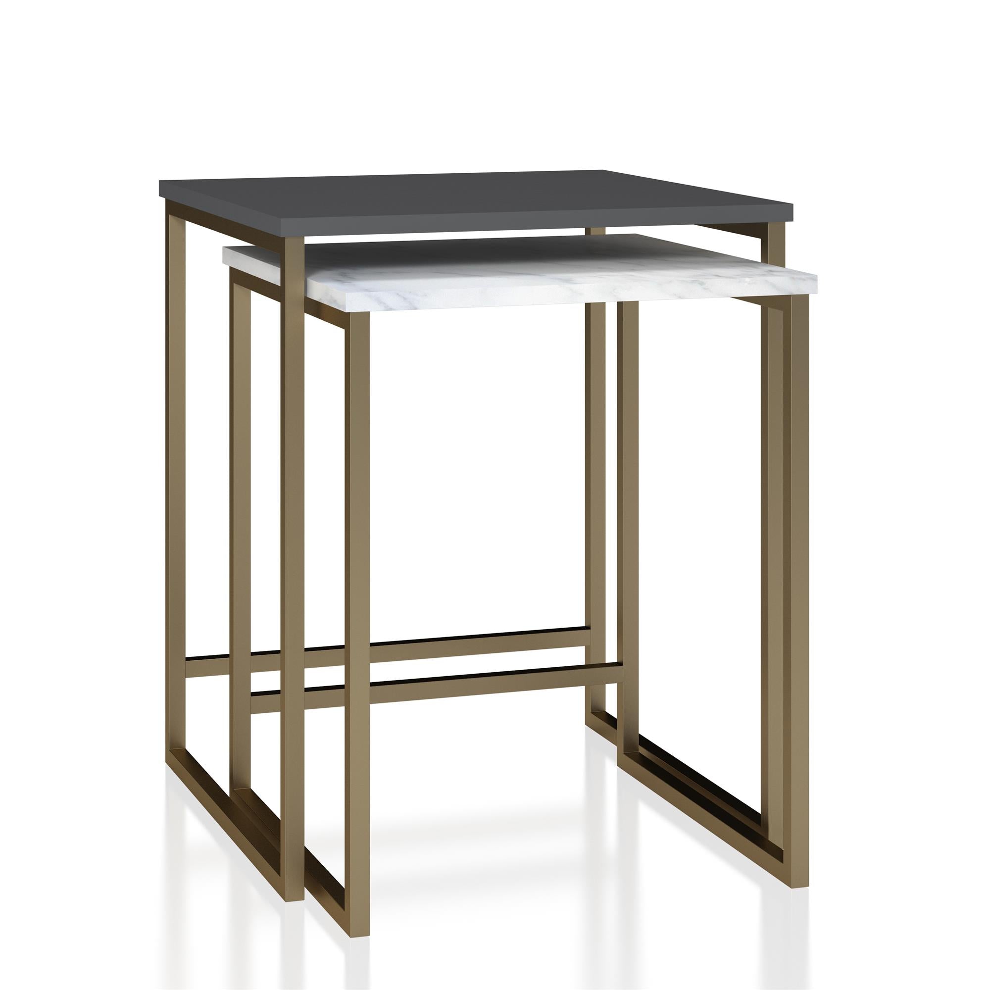 CosmoLiving Scarlett Nesting Tables - Graphite Grey
