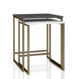 CosmoLiving Scarlett Nesting Tables - Graphite Grey