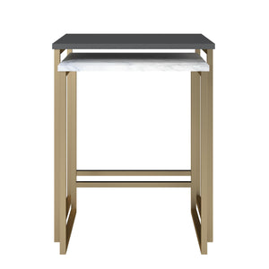 CosmoLiving Scarlett Nesting Tables - Graphite Grey