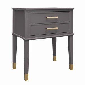 CosmoLiving Westerleigh End Table - Graphite Grey