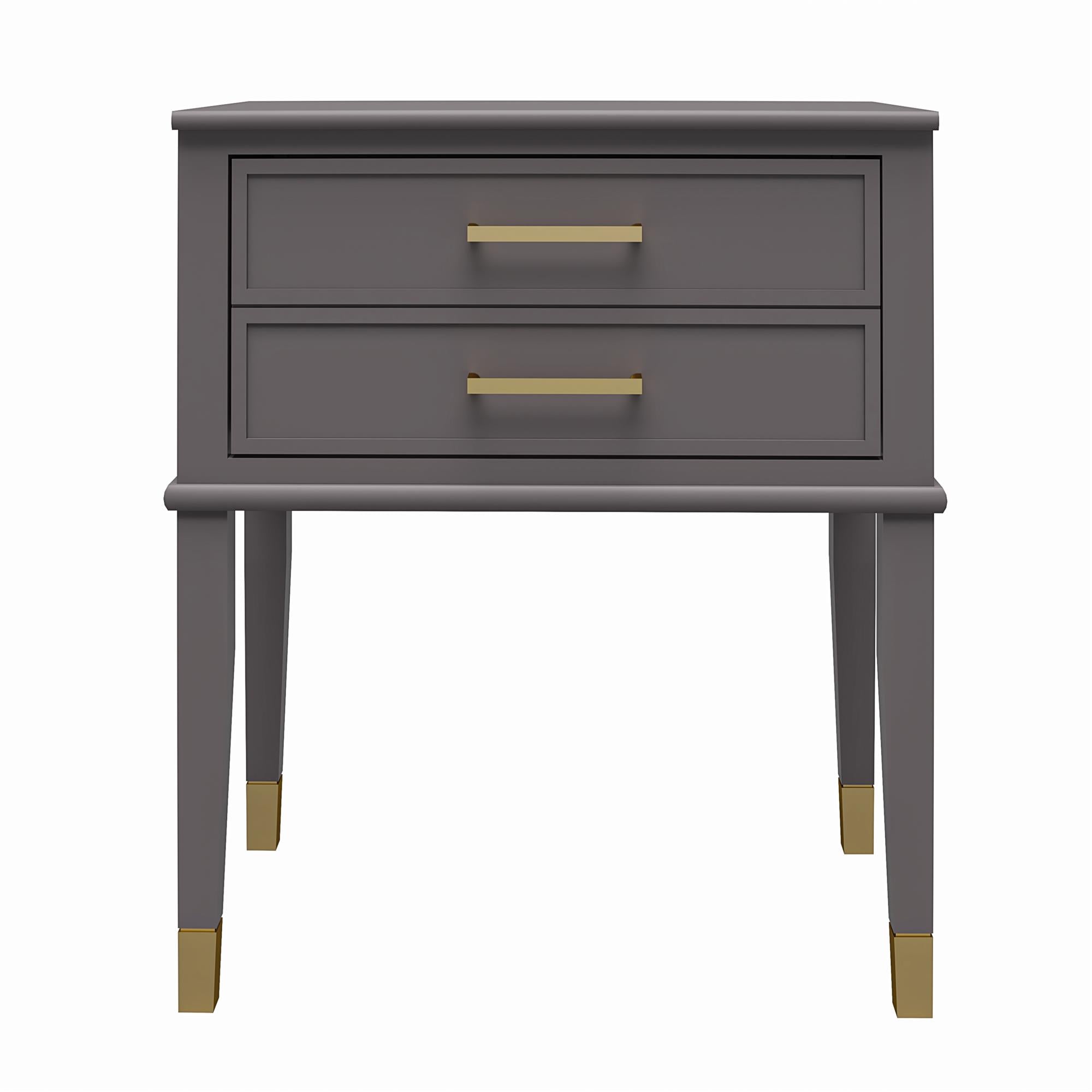 CosmoLiving Westerleigh End Table - Graphite Grey