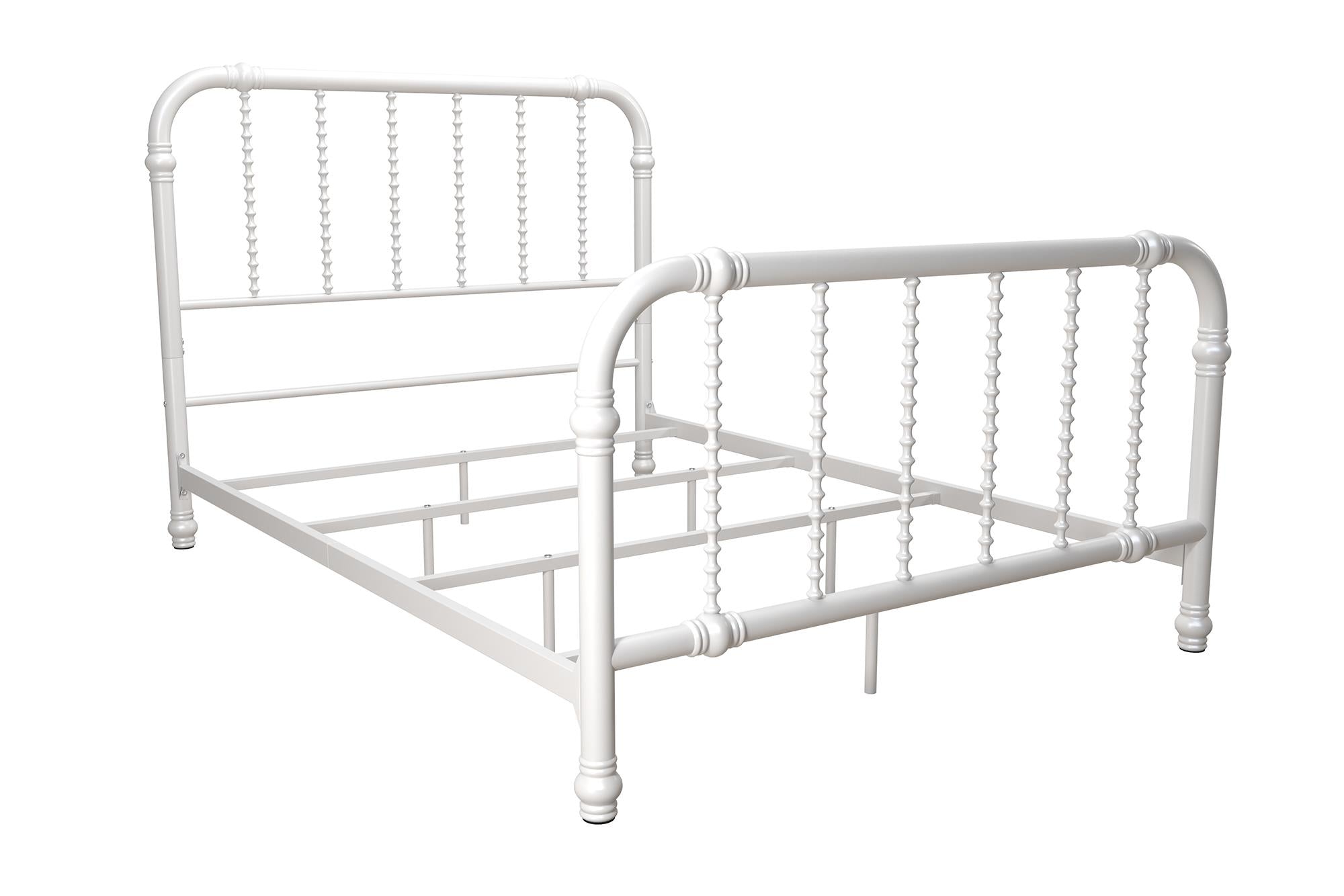 DHP Jenny Lind Metal Bed Frame - White - Full