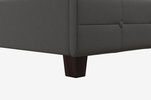 DHP Rose Upholstered Bed Frame - Gray - Queen