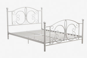 DHP Bombay Metal Bed Frame - White - Full