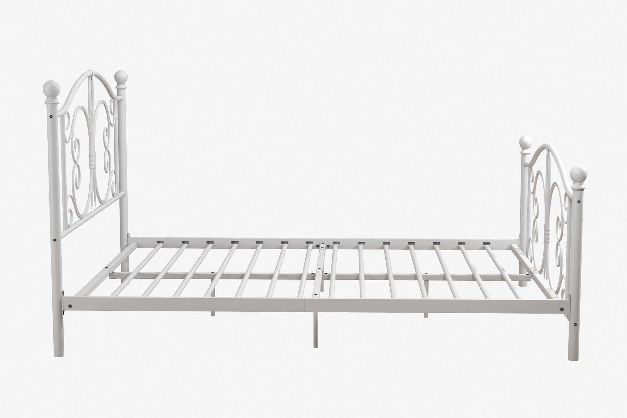 DHP Bombay Metal Bed Frame - White - Full