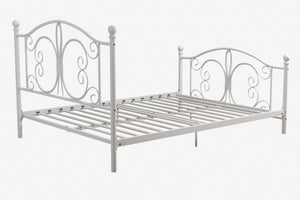 DHP Bombay Metal Bed Frame - White - Full