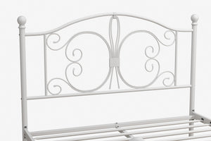 DHP Bombay Metal Bed Frame - White - Full
