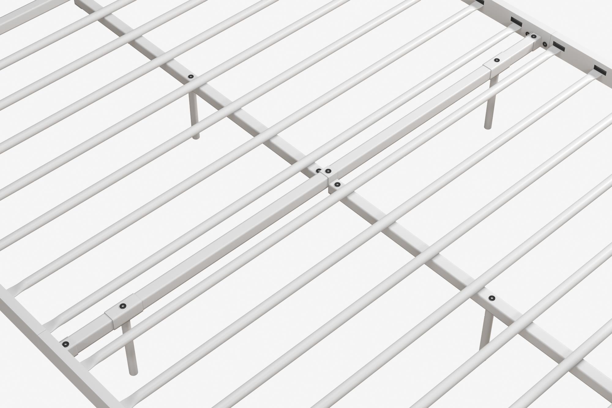 DHP Bombay Metal Bed Frame - White - Full