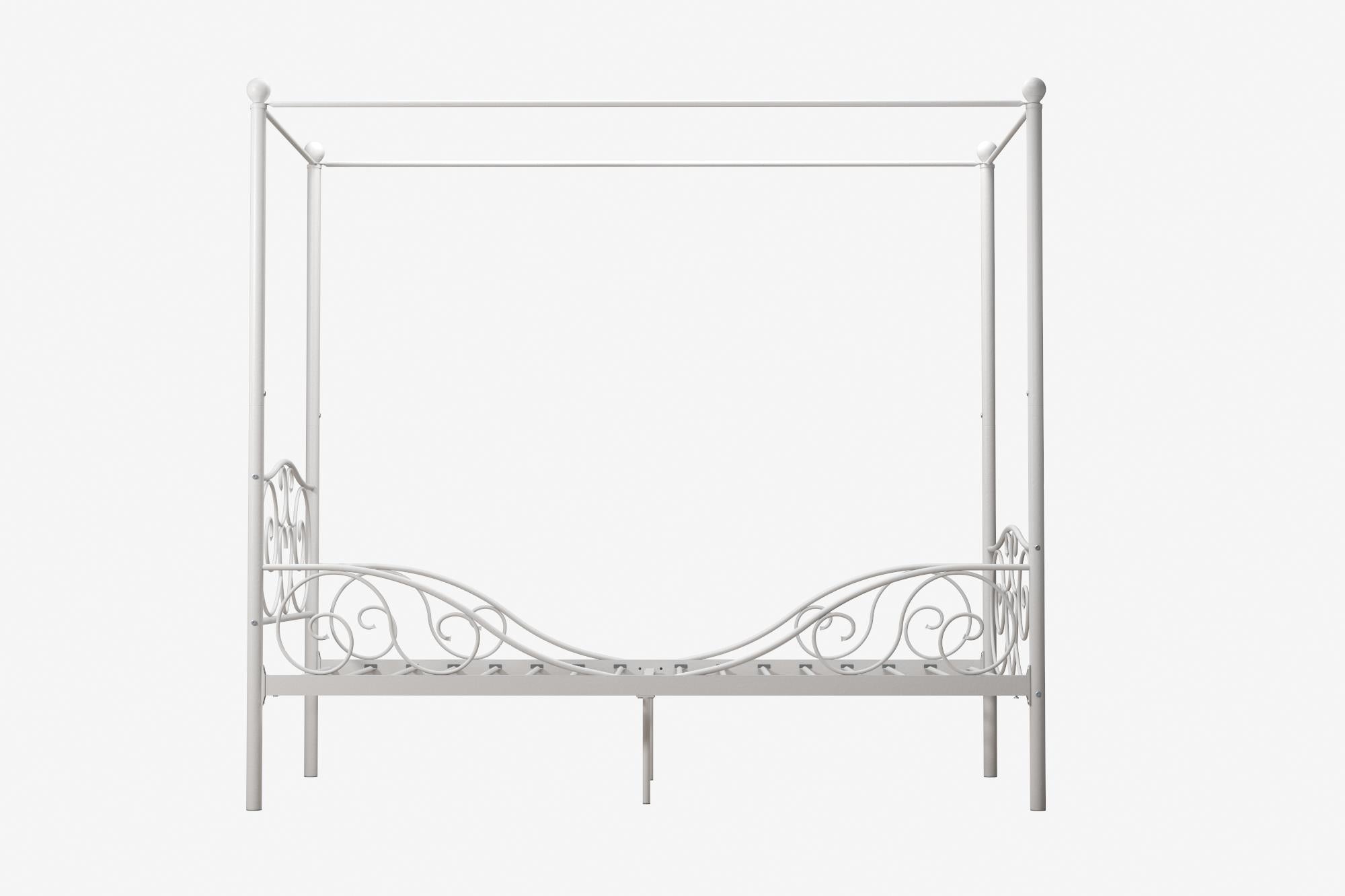 DHP Canopy Metal Bed - White - Twin