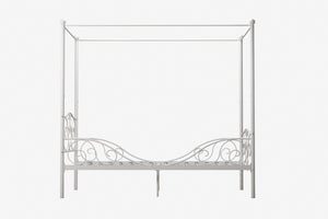 DHP Canopy Metal Bed - White - Twin