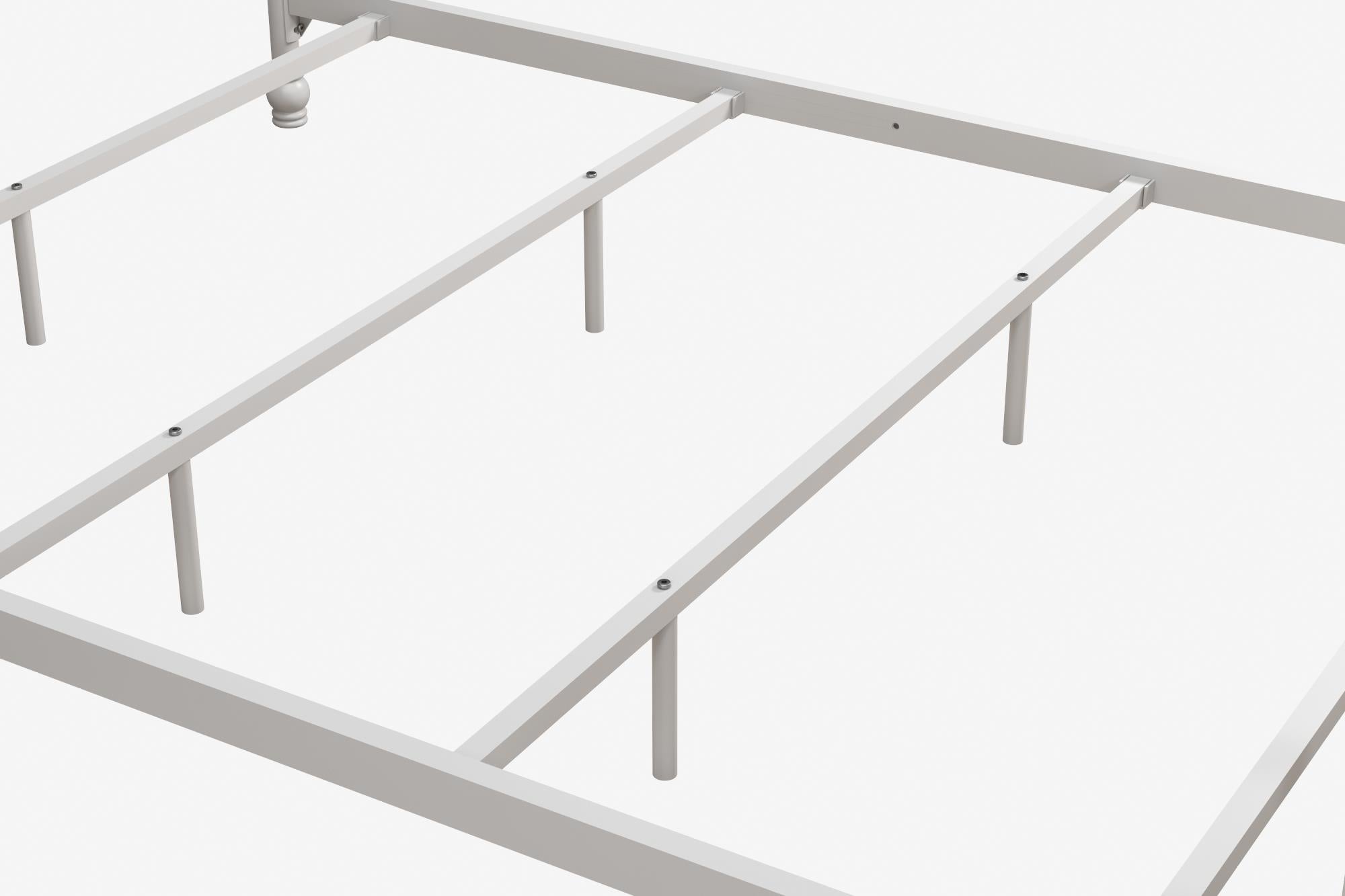 DHP Jenny Lind Metal Bed Frame - White - Full