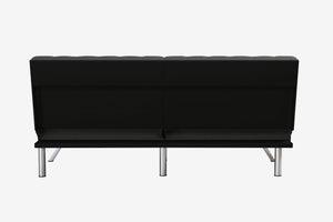 DHP Emily Armless Futon Sofa Bed - Dark Gray