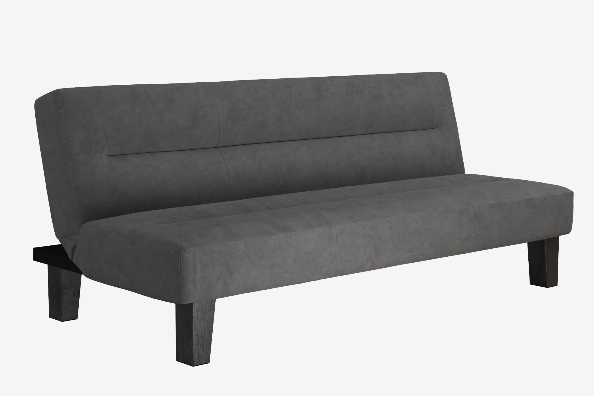 DHP Kebo Futon Sofa Bed - Dark Gray