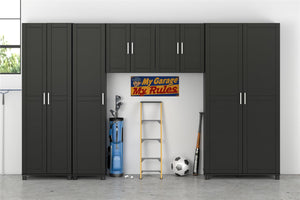 Systembuild Evolution Callahan 36" Utility Storage Cabinet - Black