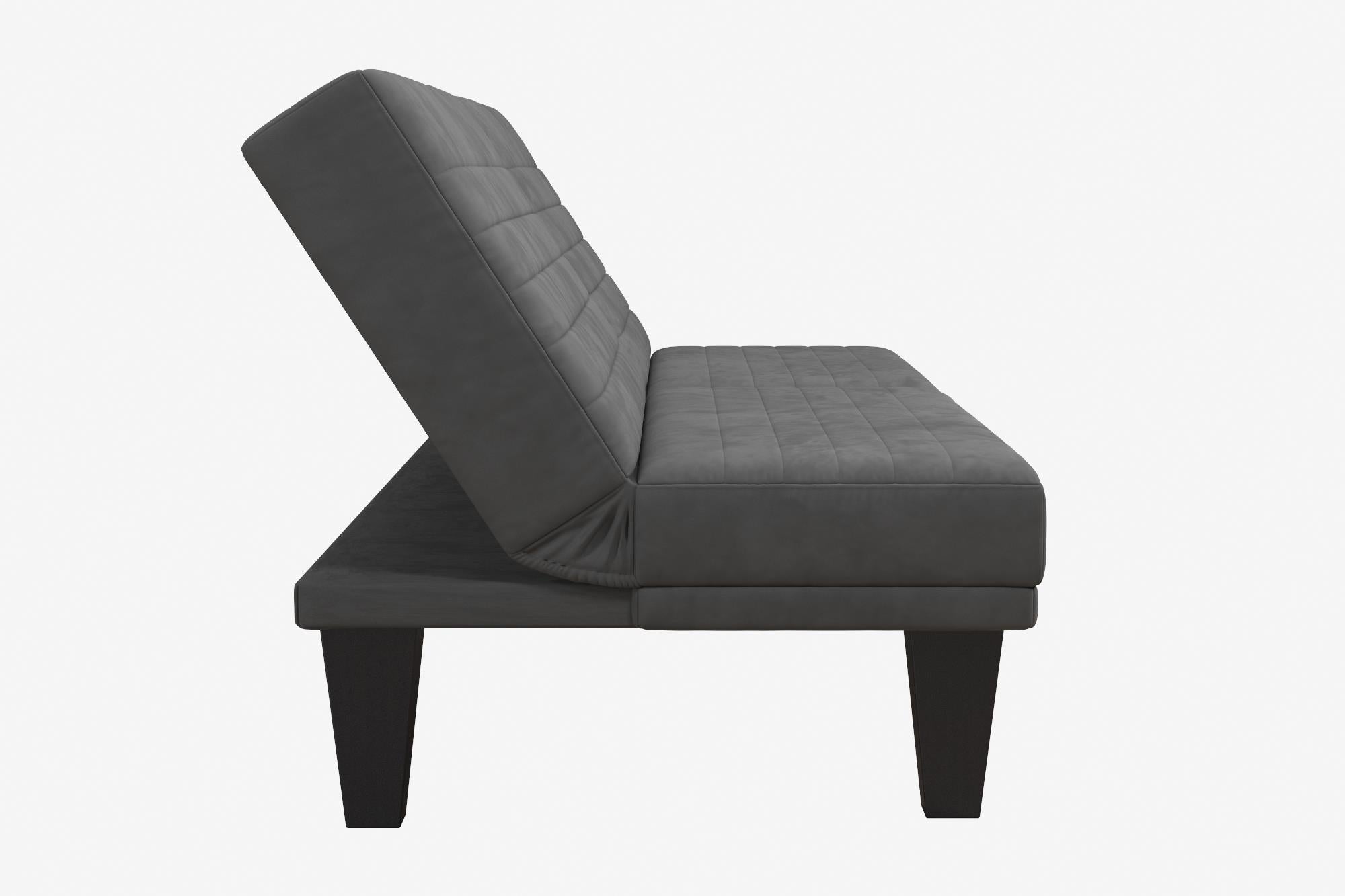 DHP Dillon Futon Sofa Bed - Gray