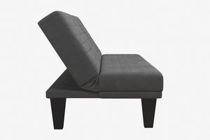 DHP Dillon Futon Sofa Bed - Gray