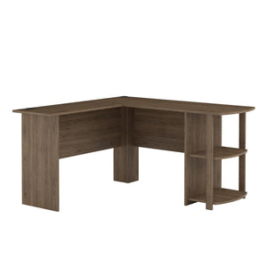 Ameriwood Home Dakota L Desk with Bookshelves - Rustic Oak