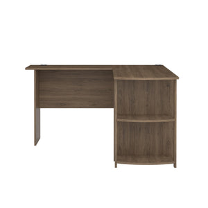 Ameriwood Home Dakota L Desk with Bookshelves - Rustic Oak