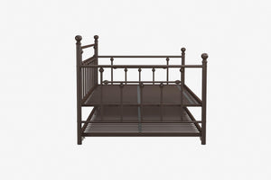 DHP Manila Metal Daybed with Trundle - Bronze - Twin