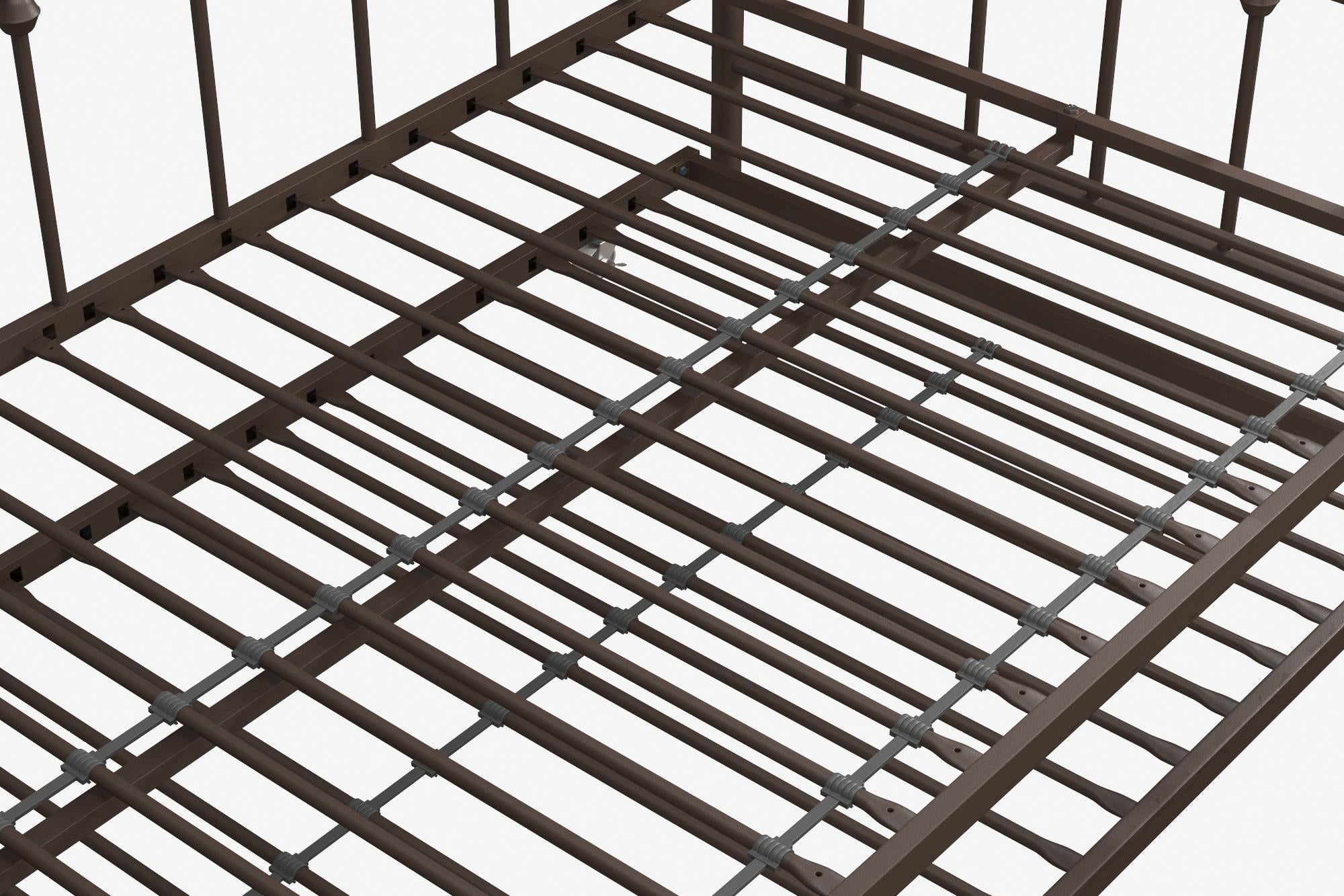 DHP Manila Metal Daybed with Trundle - Bronze - Twin