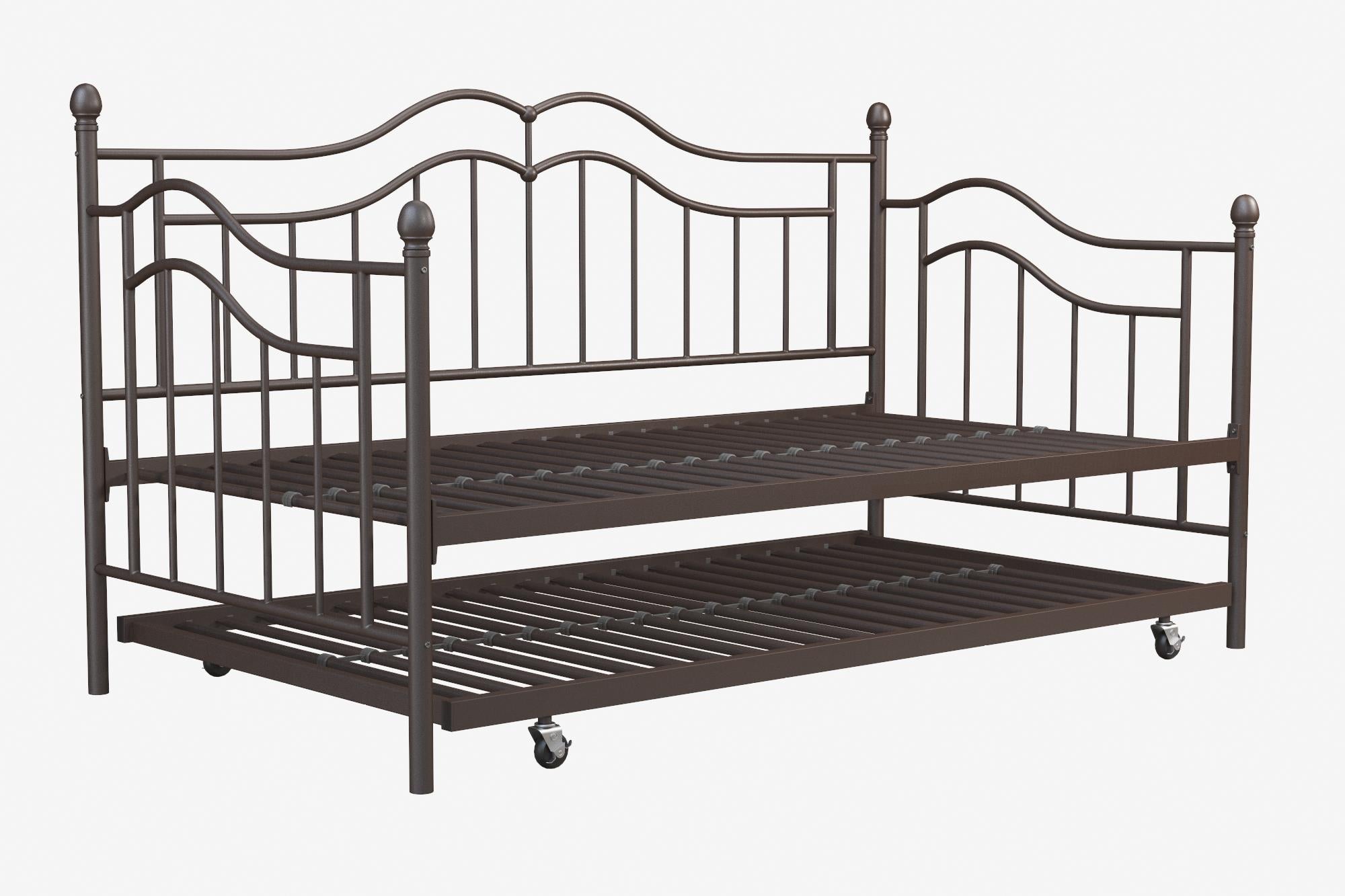 DHP Tokyo Metal Daybed with Trundle - Bronze - Twin