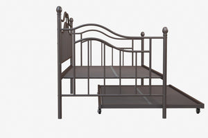 DHP Tokyo Metal Daybed with Trundle - Bronze - Twin