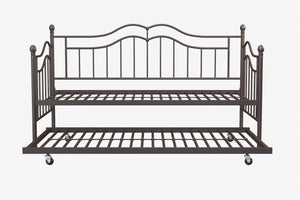 DHP Tokyo Metal Daybed with Trundle - Bronze - Twin