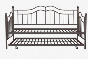 DHP Tokyo Metal Daybed with Trundle - Bronze - Twin