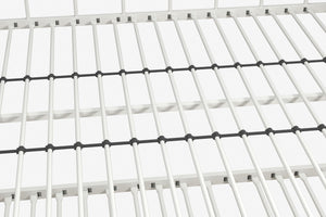 DHP Manila Metal Daybed with Trundle - White - Full
