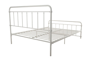 DHP Wallace Metal Bed Frame - White - Queen