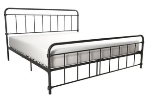 DHP Wallace Metal Bed Frame - Black - King