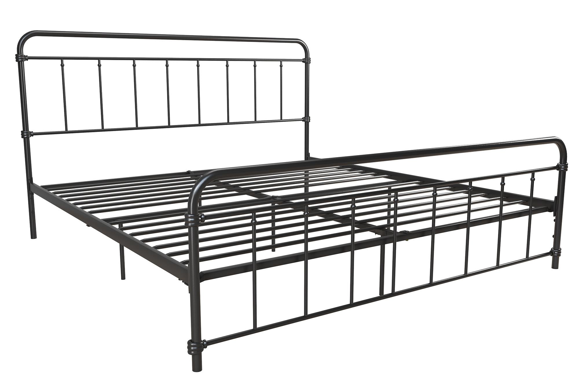 DHP Wallace Metal Bed Frame - Black - King