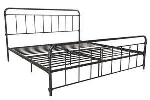 DHP Wallace Metal Bed Frame - Black - King
