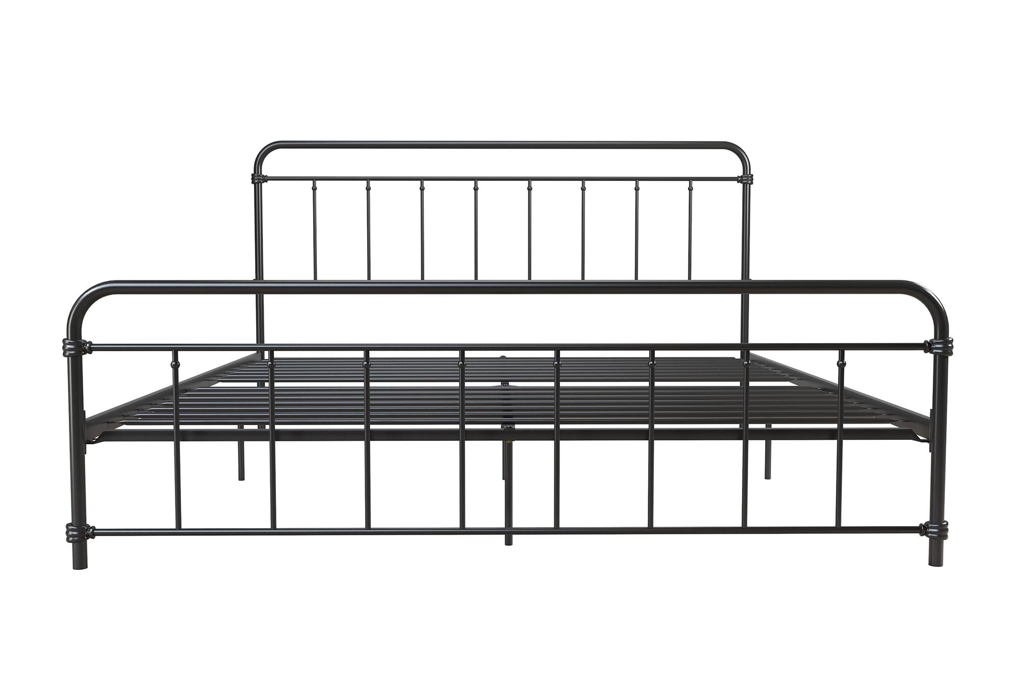 DHP Wallace Metal Bed Frame - Black - King